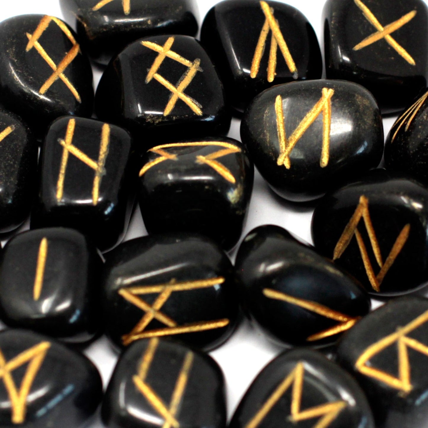 Runes divinatoires | Agate noir