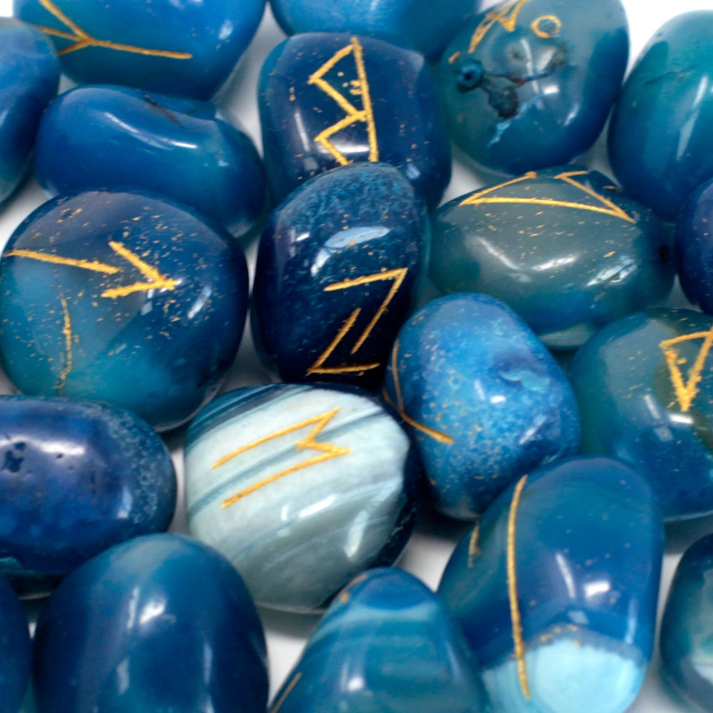 Runes divinatoires | Onyx bleu