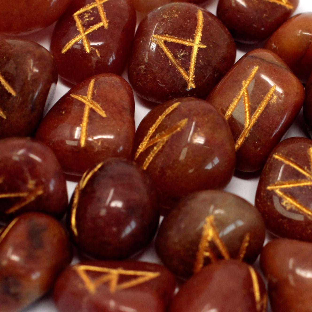 Runes divinatoires | Aventurine rouge