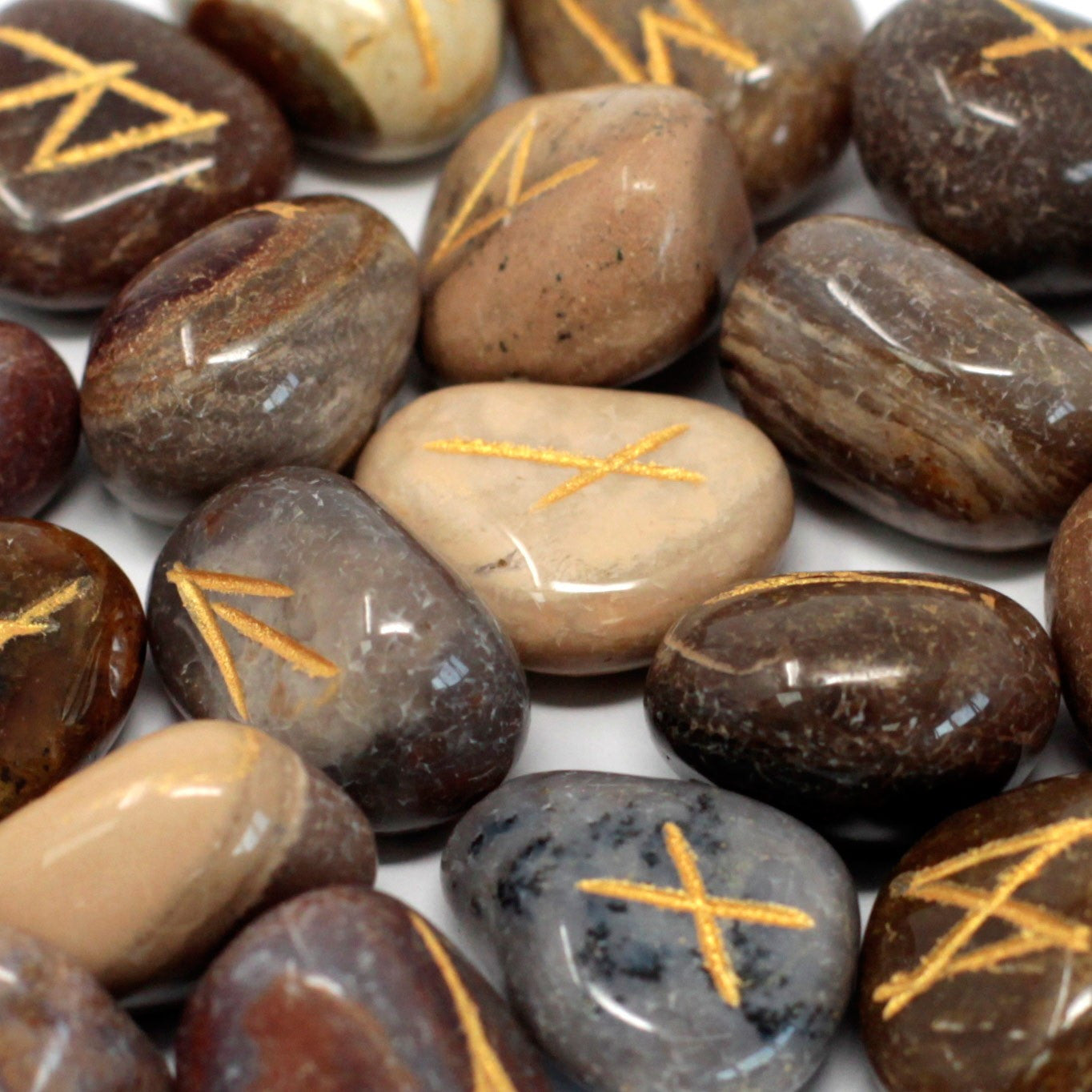 Runes divinatoires | Jaspe Mixte